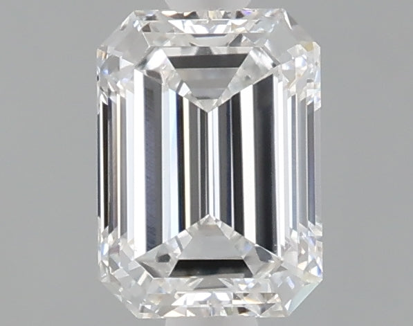 1.02 carat emerald lab grown diamond E color VVS2 clarity