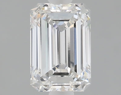 1.04 carat emerald lab grown diamond E color VS1 clarity