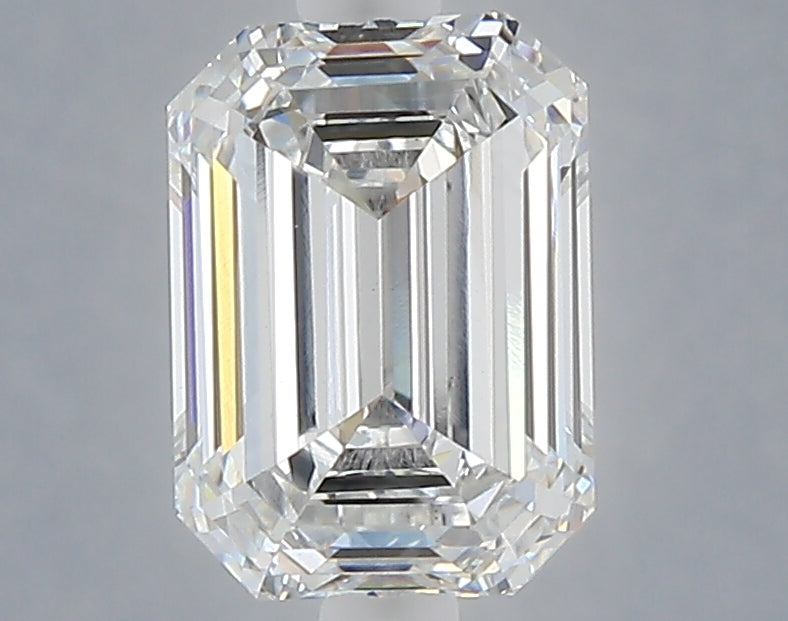 2.05 carat emerald lab grown diamond E color VVS2 clarity