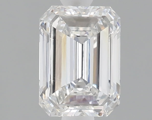 1.02 carat emerald lab grown diamond E color VVS2 clarity