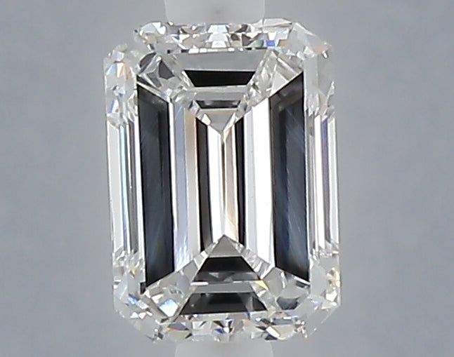 1.00 carat emerald lab grown diamond E color VVS2 clarity