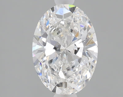 1.09 carat oval lab grown diamond E color VS1 clarity