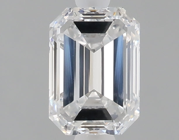 1.00 carat emerald lab grown diamond E color VS1 clarity