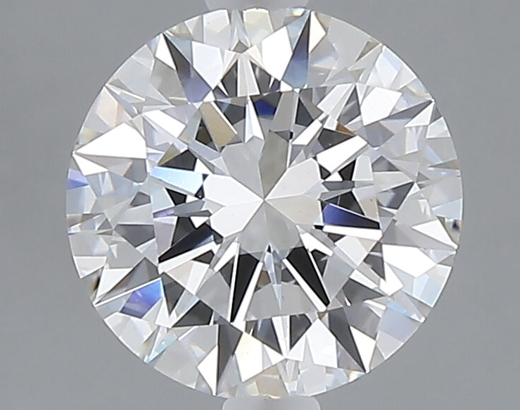 2.03 carat round lab grown diamond E color VS1 clarity