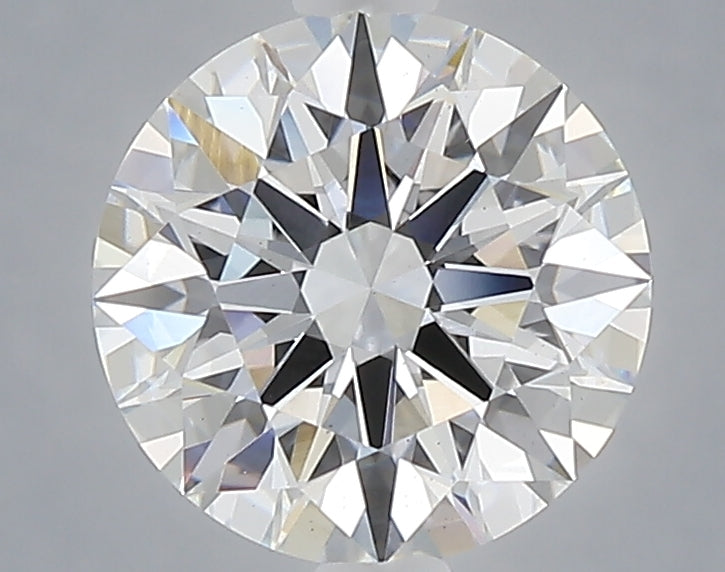 2.03 carat round lab grown diamond E color VS1 clarity