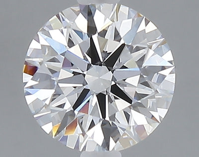 1.54 carat round lab grown diamond E color VVS2 clarity