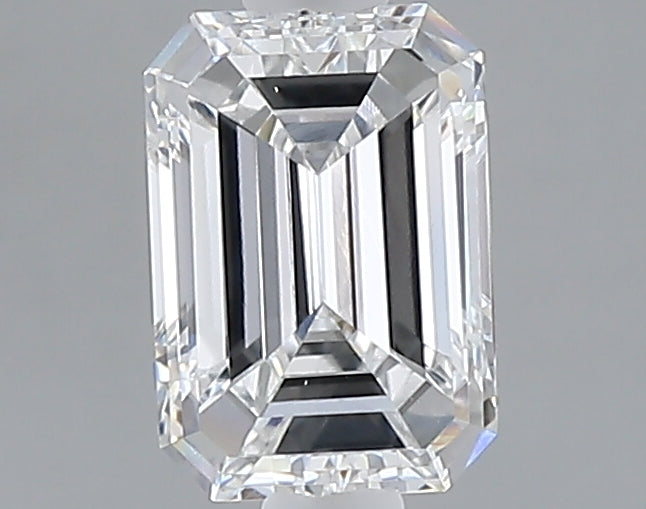 1.07 carat emerald lab grown diamond E color VS1 clarity