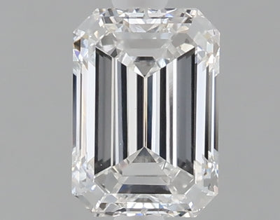 1.10 carat emerald lab grown diamond D color VS1 clarity