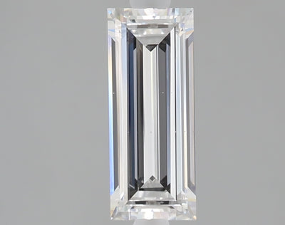 1.00 carat baguette lab grown diamond E color VS2 clarity