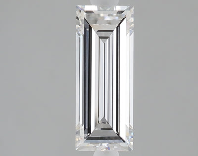 1.04 carat baguette lab grown diamond F color VVS2 clarity