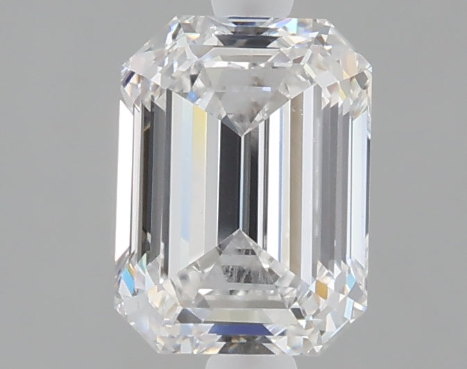 1.52 carat emerald lab grown diamond E color VS1 clarity
