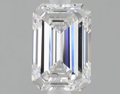 1.06 carat emerald lab grown diamond E color VS1 clarity
