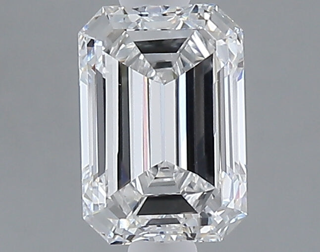1.07 carat emerald lab grown diamond E color VS1 clarity