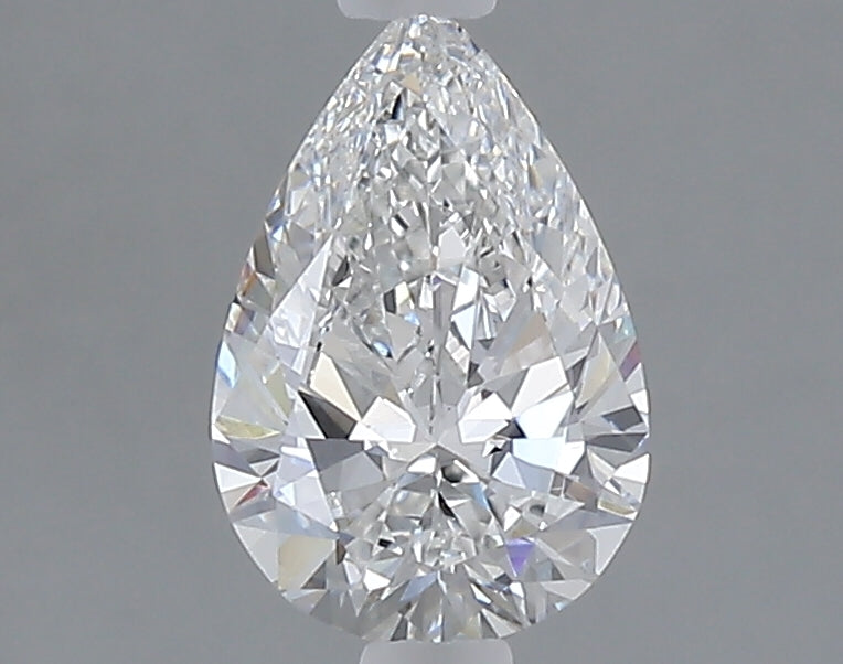 1.00 carat pear lab grown diamond E color VS1 clarity