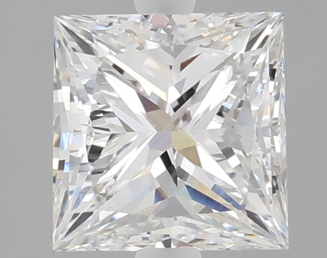 2.02 carat princess lab grown diamond E color VS1 clarity