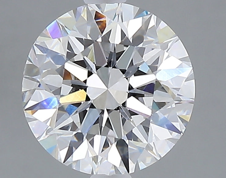 2.21 carat round lab grown diamond E color VS1 clarity
