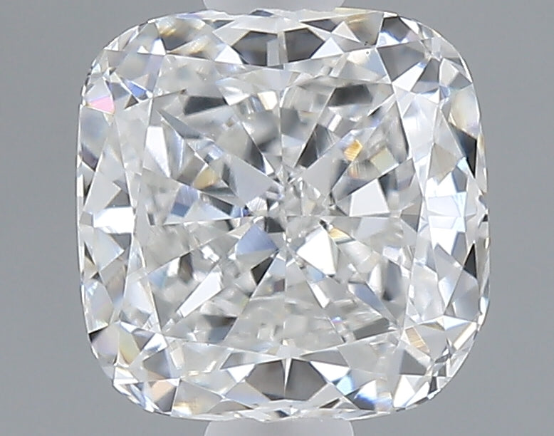 1.01 carat cushion lab grown diamond E color VVS2 clarity