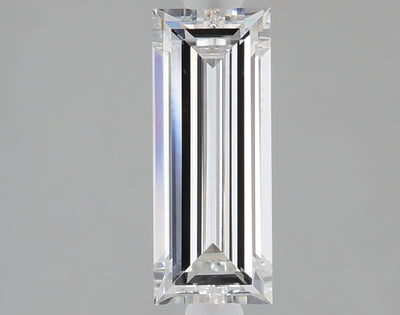 1.00 carat baguette lab grown diamond E color VVS2 clarity