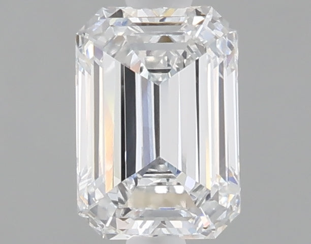 1.03 carat emerald lab grown diamond D color VVS2 clarity
