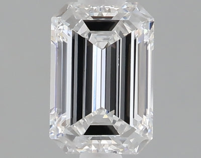 1.02 carat emerald lab grown diamond D color VVS2 clarity