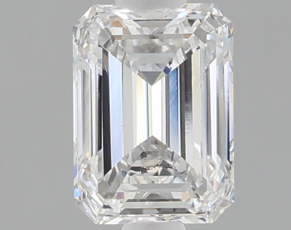1.00 carat emerald lab grown diamond E color VS2 clarity