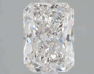 1.58 carat radiant lab grown diamond F color VS2 clarity