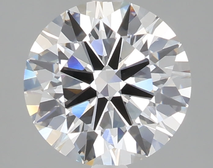 2.06 carat round lab grown diamond E color VVS2 clarity