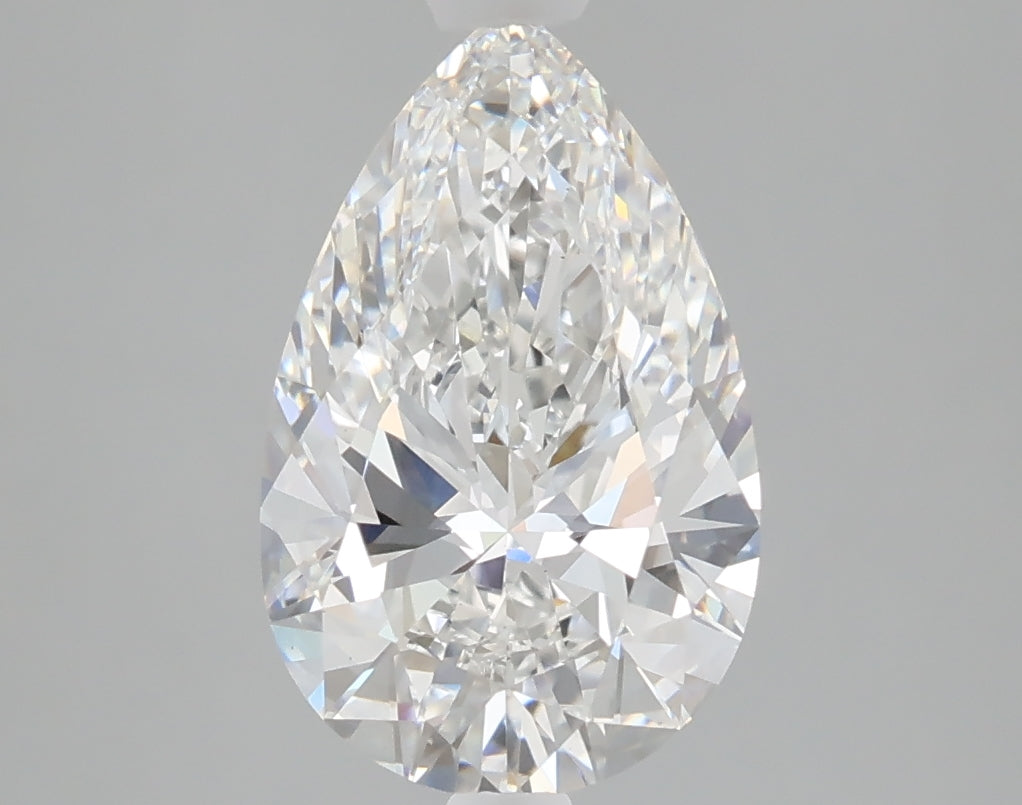 2.51 carat princess lab grown diamond F color VS1 clarity