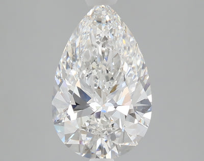 2.51 carat princess lab grown diamond F color VS1 clarity