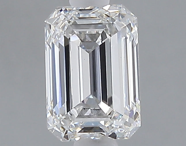 1.05 carat emerald lab grown diamond E color VS1 clarity