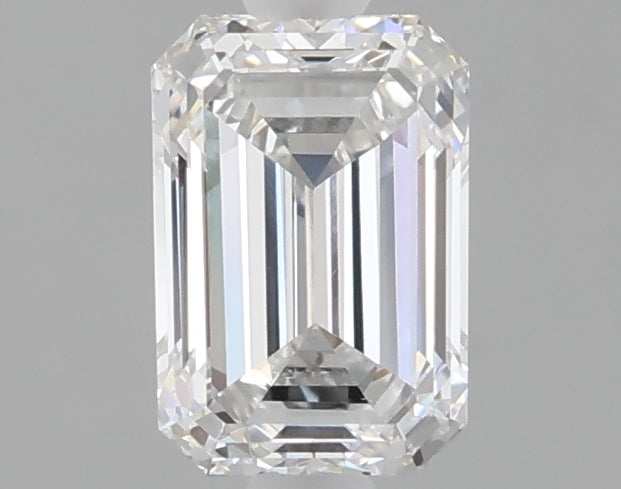 1.05 carat emerald lab grown diamond E color VVS2 clarity