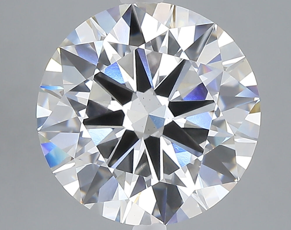 5.03 carat round lab grown diamond F color VS1 clarity