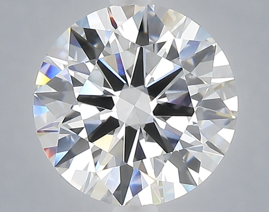 3.05 carat round lab grown diamond E color VVS2 clarity