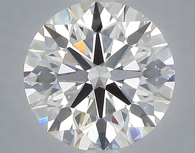 2.57 carat round lab grown diamond E color VS2 clarity
