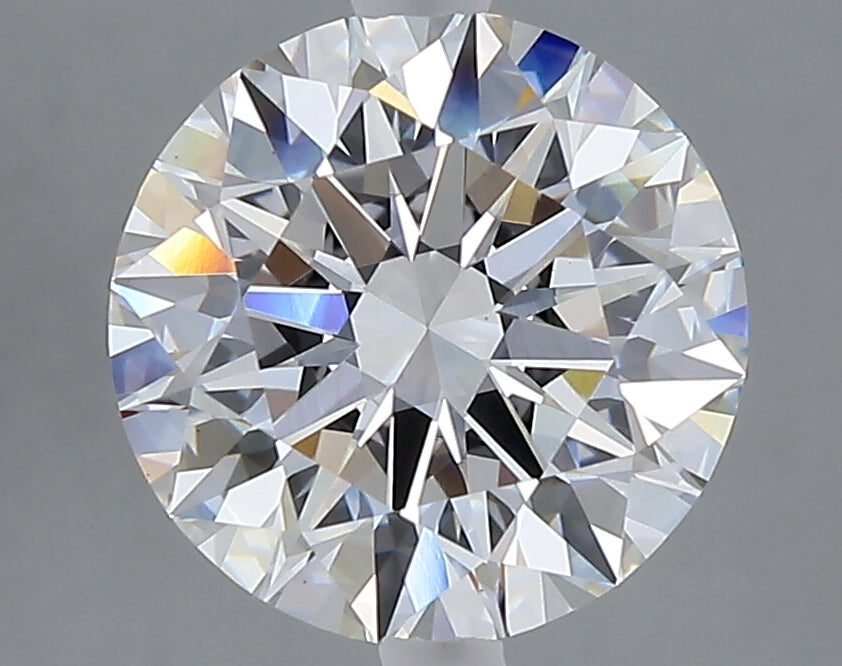 3.05 carat round lab grown diamond E color VVS2 clarity