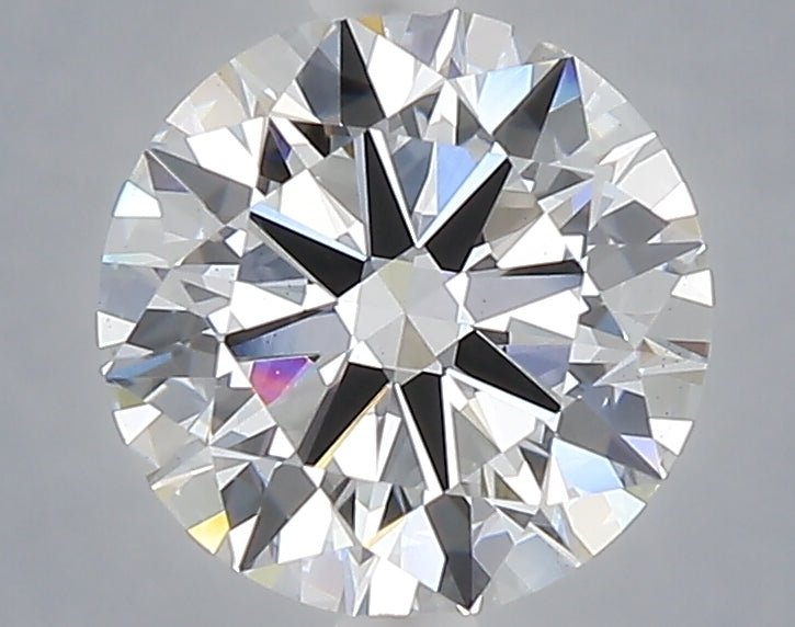 2.02 carat round lab grown diamond E color VS2 clarity