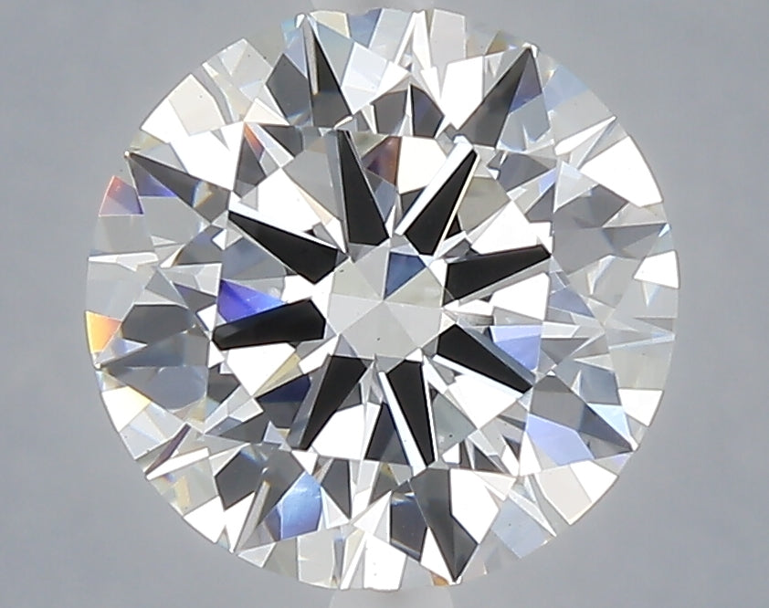 3.01 carat round lab grown diamond E color VS1 clarity