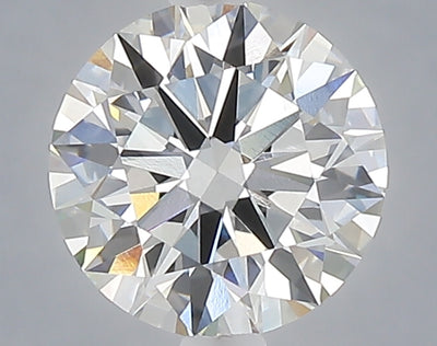 1.56 carat round lab grown diamond F color VVS2 clarity