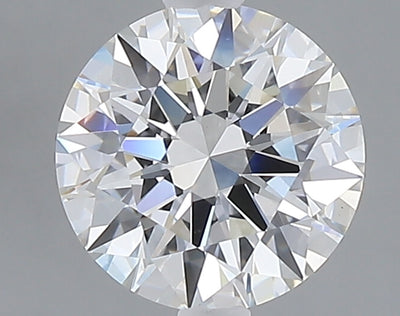 1.56 carat round lab grown diamond E color VVS2 clarity