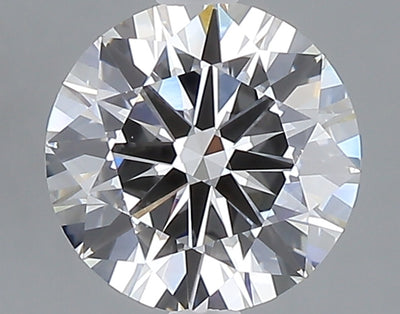 1.53 carat round lab grown diamond E color VVS2 clarity