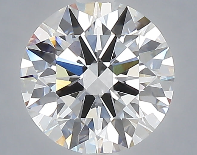 1.56 carat round lab grown diamond D color VS1 clarity