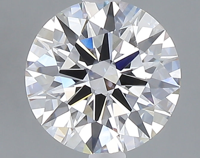 1.57 carat round lab grown diamond D color VS1 clarity