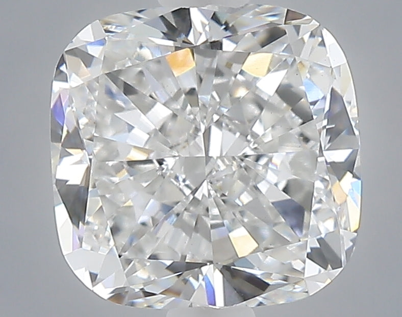 1.58 carat cushion lab grown diamond E color VVS2 clarity