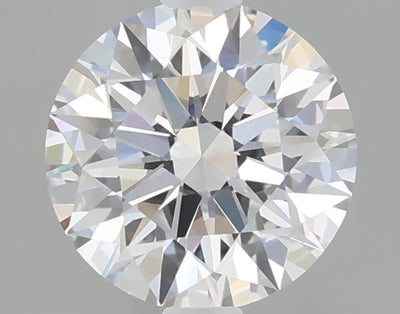 1.56 carat round lab grown diamond E color VVS2 clarity