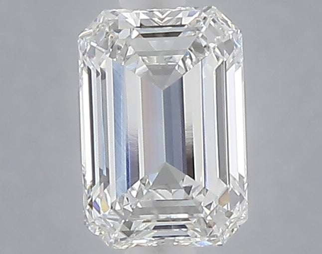 1.03 carat emerald lab grown diamond E color VVS2 clarity