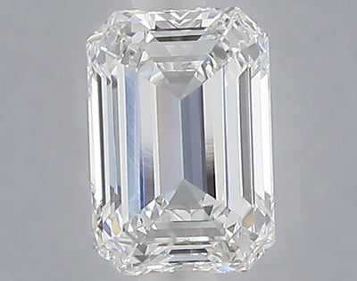 1.03 carat emerald lab grown diamond E color VVS2 clarity