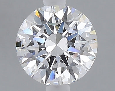 1.09 carat round lab grown diamond D color VVS2 clarity