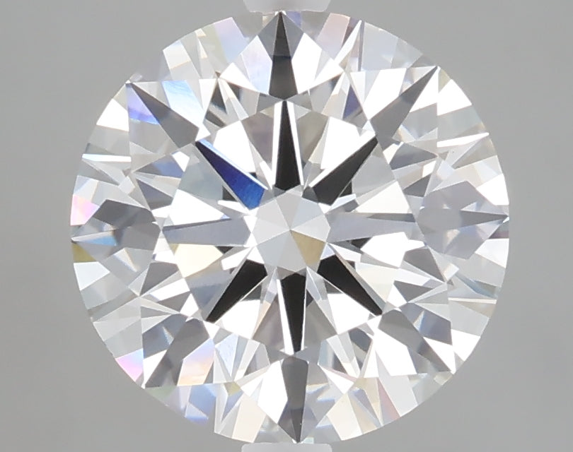 3.02 carat round lab grown diamond E color VVS2 clarity