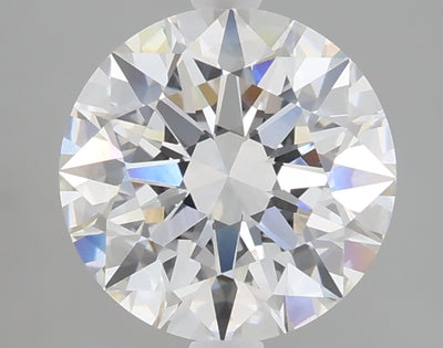 2.50 carat round lab grown diamond E color VVS2 clarity