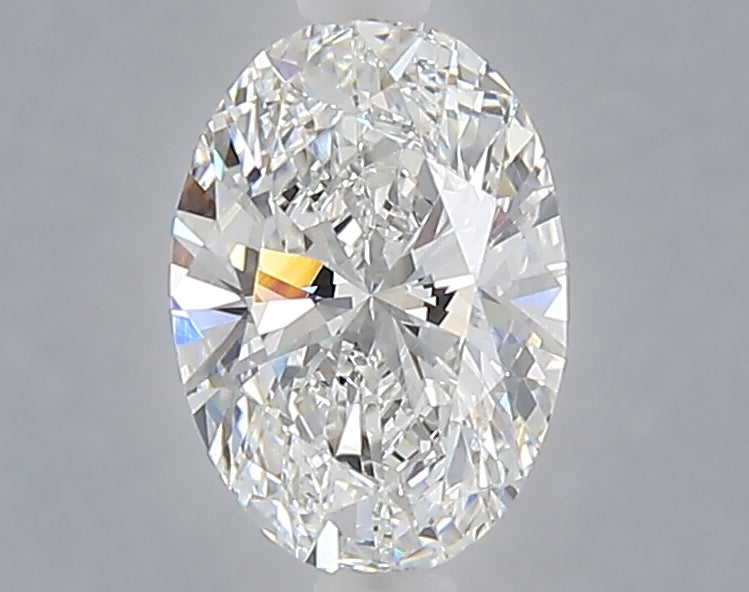 1.09 carat oval lab grown diamond E color VVS2 clarity